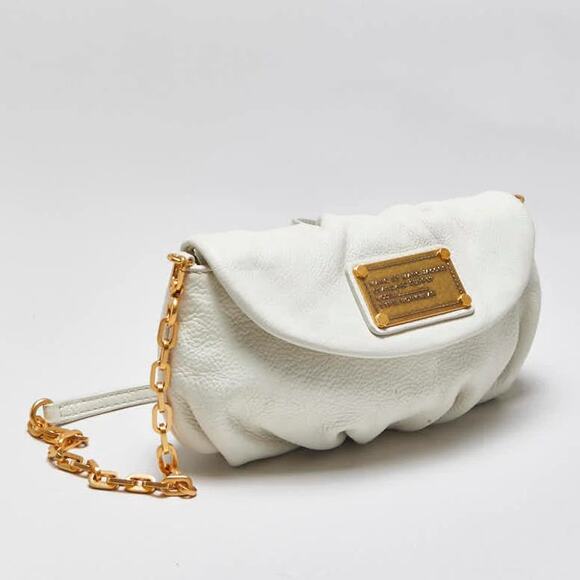 Marc Jacobs Handbags - NEW Vintage Marc By Marc Jacobs Classic Q Karlie Shoulder Bag Chain Strap White